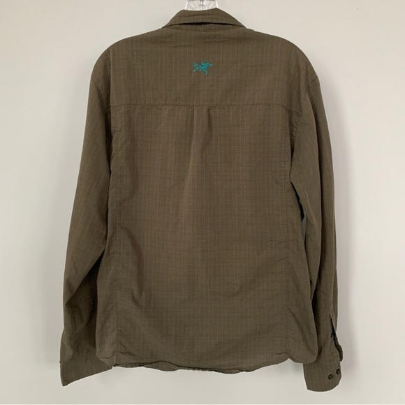 Arc’Teryx Green Long Sleeve Button Down Shirt Size L - Picture 3 of 9